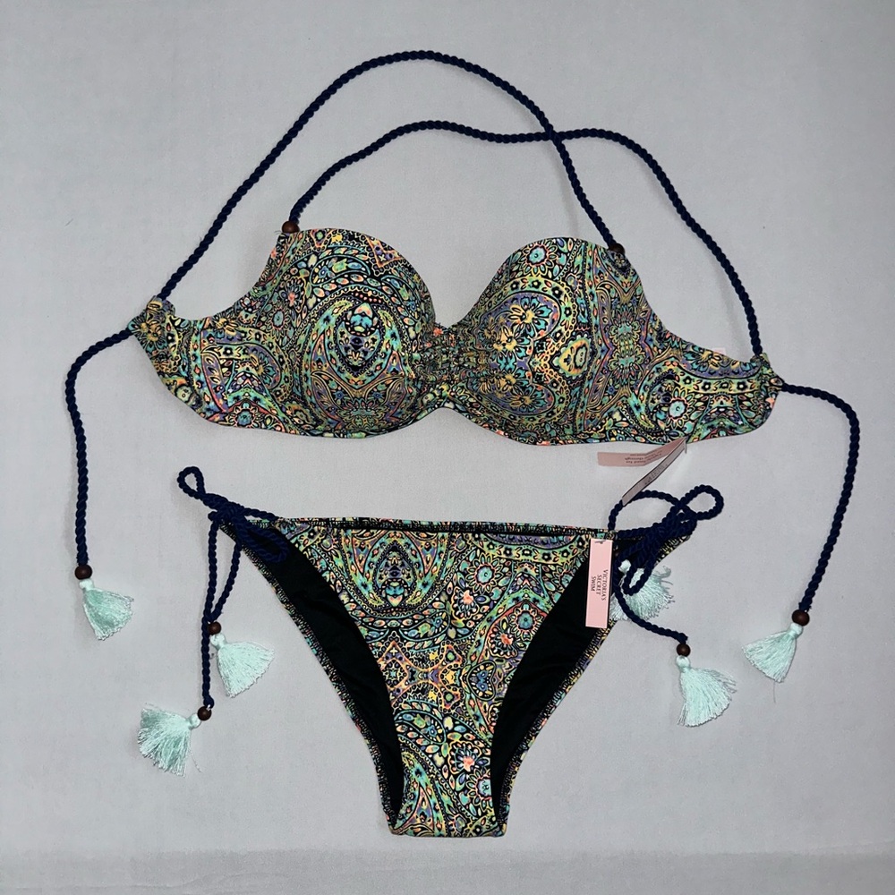 Victoria's Secret Mosaic Garden bikini set